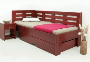 Rohová postel vám ušetří místo, a přitom vypadá skvěle
