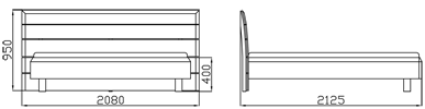 Schema Claudia  180x200 cm