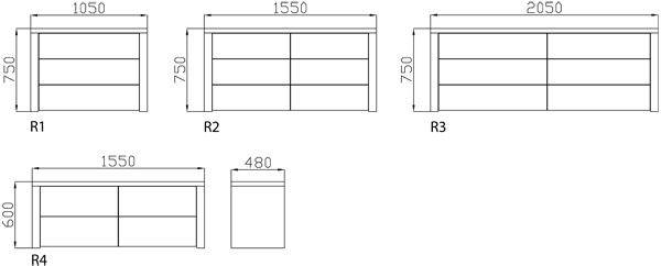 Schema komody Rubi